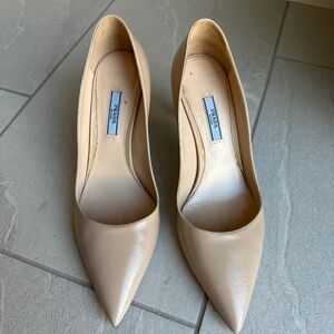 Prada Saffiano Leather Pump